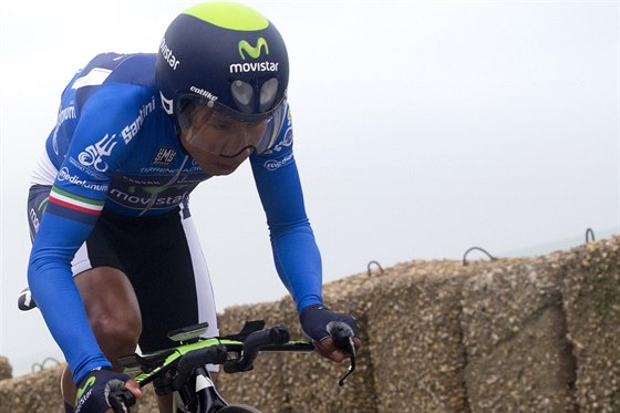 Nairo Quintana bhem asovky na Tirreno-Adriatico.