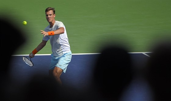 Tomá Berdych na turnaji v Indian Wells