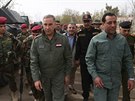 Irácký ministr obrany Chálid al-Obejdi dorazil do Tikrítu, o který armáda svádí...
