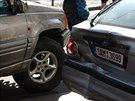 Opil policista v Nuslch naboural auto ped sebou. Kdy chtl od nehody ujet,...