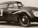 Závodní speciál Jawa z roku 1934 s aerodynamickou karoserií, kterou navrhl Paul...