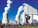 Hnědouhelná elektrárna Schwarze Pumpe (Černá pumpa) uvedená do provozu v roce...