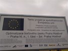 Modernizace elezniní trati u nádraí Praha-Hostiva