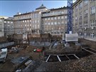 Výstavba nové budovy Ústavu organické chemie a biochemie Akademie vd v Praze...