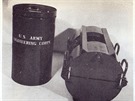 Fotografie komponent cviné jaderné miny, na které se uili eskosloventí...