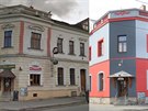 Srovnání podoby olomouckého historického domu U Zlaté koule z 19. století ped...