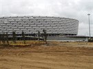 Národní stadion v Baku, který bude hostit zahajovací i závrený ceremoniál...