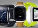Samsung Gear S Asus ZenWatch a Apple Watch