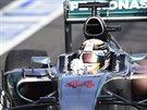 Lewis Hamilton bhem Velké ceny Austrálie