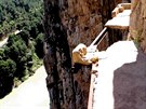 panlsko, El Chorro, stezka Caminito del Rey - ped rekonstrukcí