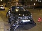 Nehoda na námstí I. P. Pavlova v Praze (12. 3. 2015)