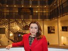 Egyptská novináka Mona Sewilam v Evropském parlamentu (4. 3. 2015)