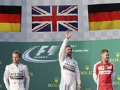 Lewis Hamilton zdrav po vtzstv v Austrlii v fanouky, druh dojel Nico...