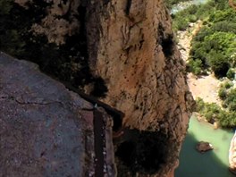 panlsko, El Chorro, stezka Caminito del Rey - ped rekonstrukc