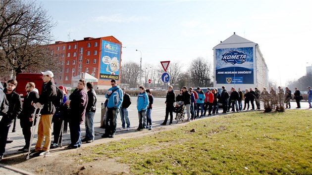 Zahjen prodeje lstk na play-off tmu HC Kometa Brno.