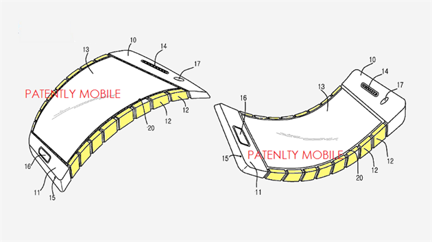 Koncept smartphonu Samsungu s flexibilnm asi