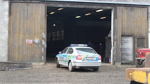 Na farm ve Vnici na Jihlavsku zabil bk padestiletho oetovatele. Ppad proetuje inspektort bezpenosti prce i policie.