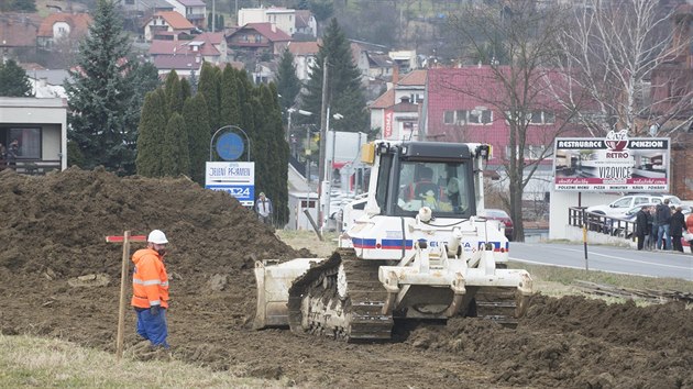 Silničáři začali se stavbou více než dvoukilometrového úseku přeložky silnice I/49 z Vizovic do Lhotska