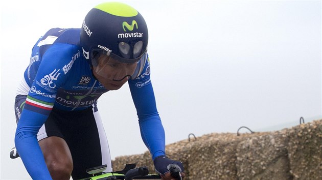 Nairo Quintana bhem asovky na Tirreno-Adriatico.