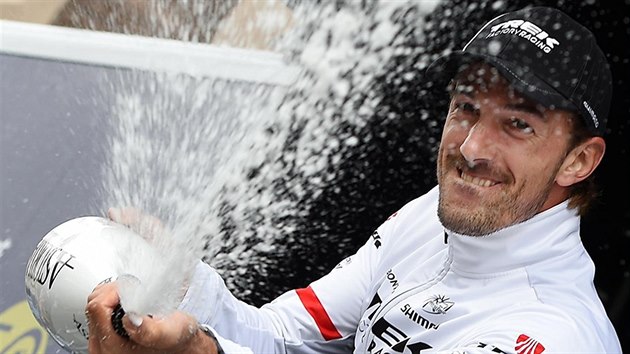 Fabian Cancellara coby vtz asovky na Tirreno-Adriatico.