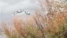 Srážka dvou vrtulníků u vesnice Villa Castelli v argentinské provincii La Rioja...