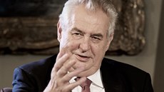 Prezident Miloš Zeman při rozhovoru pro iDNES.cz