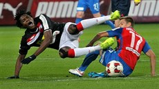 Momentka ze zápasu Plzeň - Slavia