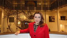 Egyptská noviná�ka Mona Sewilam v Evropském parlamentu (4. 3. 2015)