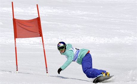 Olympijská vítzka ve snowboardcrossu Eva Samková se jako host zúastnila v...