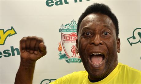 Brazilská fotbalová legenda Pelé