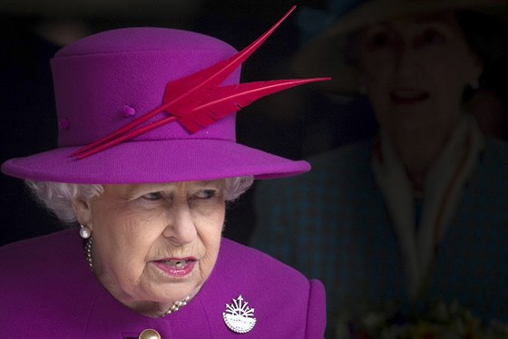 Královna Alžběta II. (Plymouth, 20. března 2015)