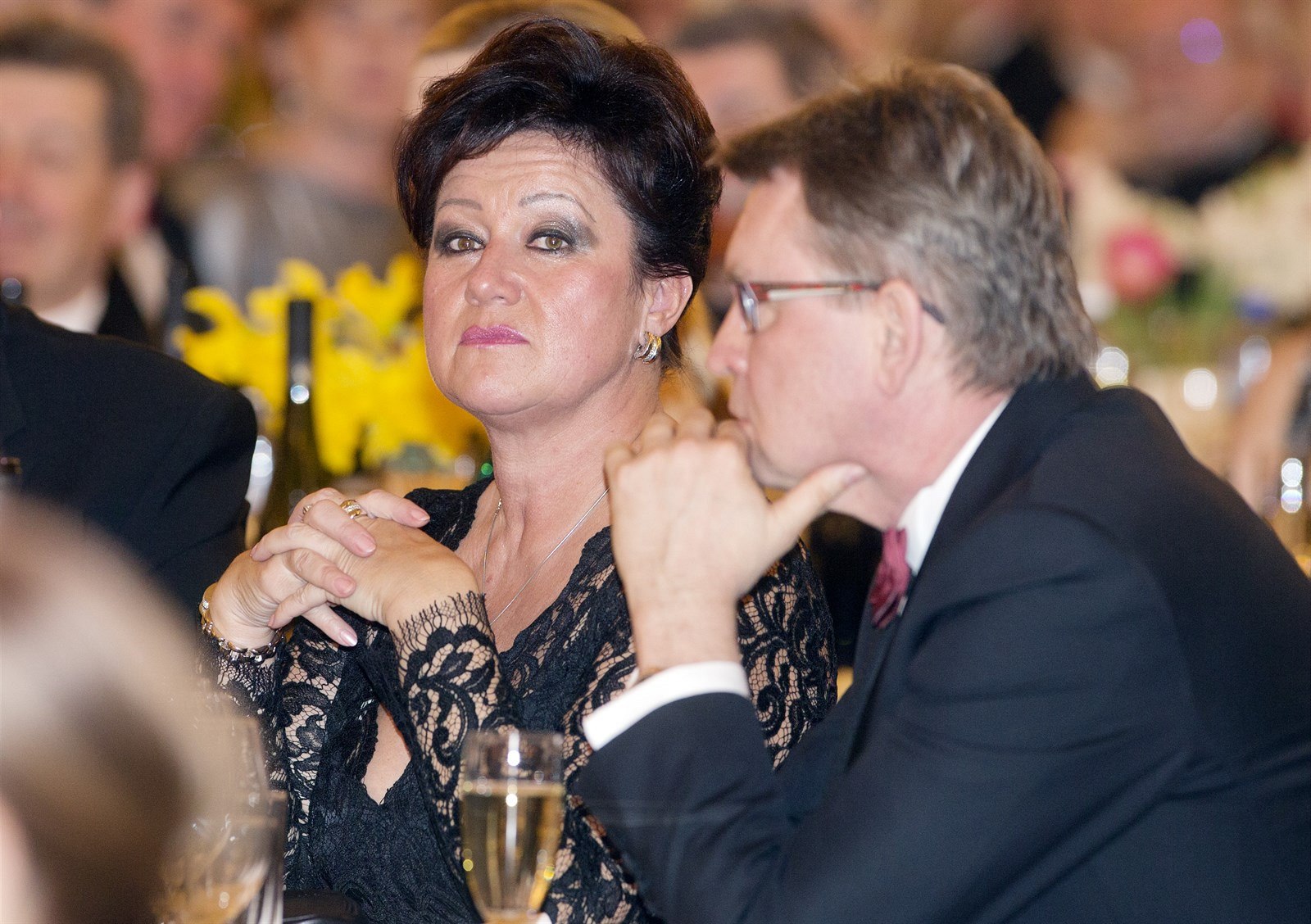 Radmila Kleslová na plese prezidenta Milo�e Zemana na Pra�ském hrad�