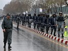 Policie kontrolovala klidný prbh protestu en v Kábulu kvli surovému ubití...