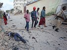 Teroristé pepadli hotel v centru Mogadia, zabili sedm lidí. (27. bezna 2015)
