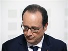 Francouzský prezident Francois Hollande uvedl, e leteckou tragédii zejm...