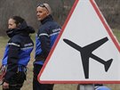 Francouztí záchranái pátrají po troskách zíceného airbusu (24. bezna 2015)