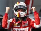 Sebastian Vettel po triumfu v Malajsii záil tstím.