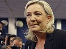 Lídryn Národní fronty Marine Le Penová ve volebním tábu své strany (22....