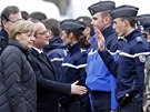 Francouzský prezident Francoise Hollande spolu s nmeckou kanclékou Angelou...