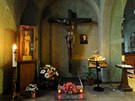 Urna s ostatky mu�edn�ka se nach�z� v kapli ��dov�ho kostela mariannhillsk�ch...