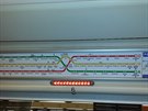 Nové plány ve vozech metra u naznaují zmnu, která nastane od pondlí 6....
