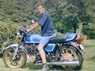 Jana Sadílka bavila jízda na motorce u kdy mu bylo dvacet.