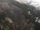 Airbus spolenosti Germanwings dopadl do tko pístupné oblasti. (24. bezna...