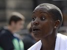 Diane Nukuri z Burundi skonila tetí v sedmnáctém roníku plmaratonu, který...
