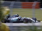 Nico Rosberg v kvalifikaci na Velkou cenu Malajsie