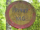 Privat Väg" nemusí nutn znamenat zákaz vstupu. Díky Allemansrät je ve védsku...