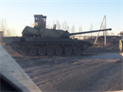 Tank T-14 Armata zachycený na krátkém videozáznamu
