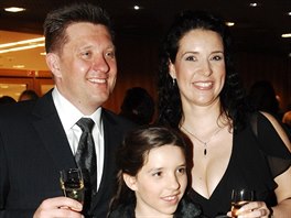Renáta Gorecká s rodinou