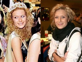 Kateina Stoesová (35) v letech 1998 a 2015. Podniká s golfovým zboím.