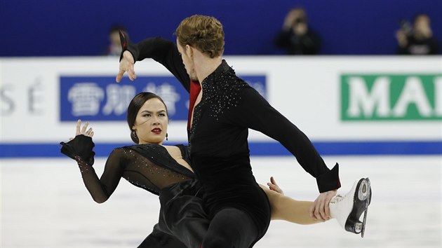 Americký pár Madison Chocková a Evan Bates.